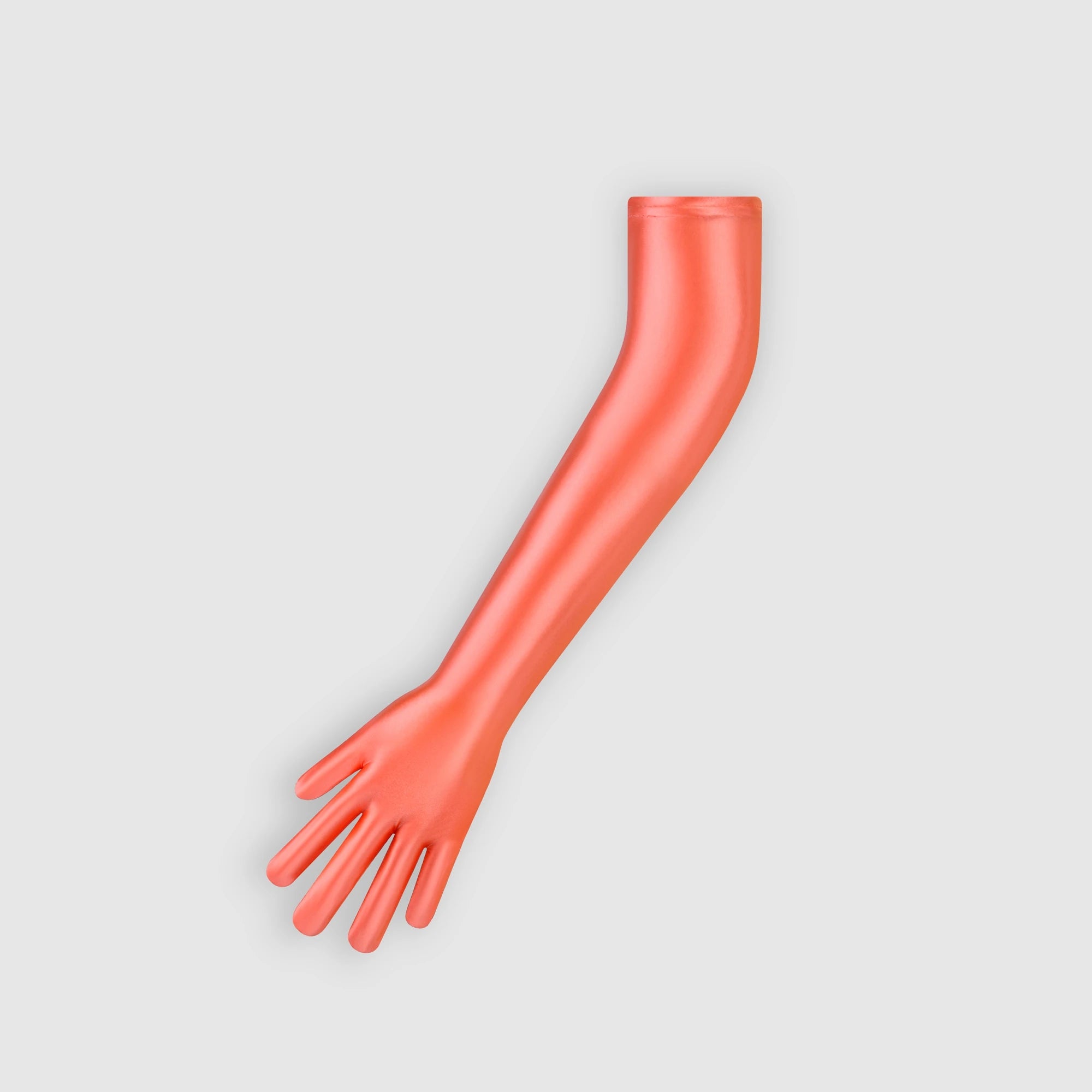 XClocKNYoung satin glossy gloves satin glossy connected finger gloves high elasticity gloves shiny role-playing dress gloves