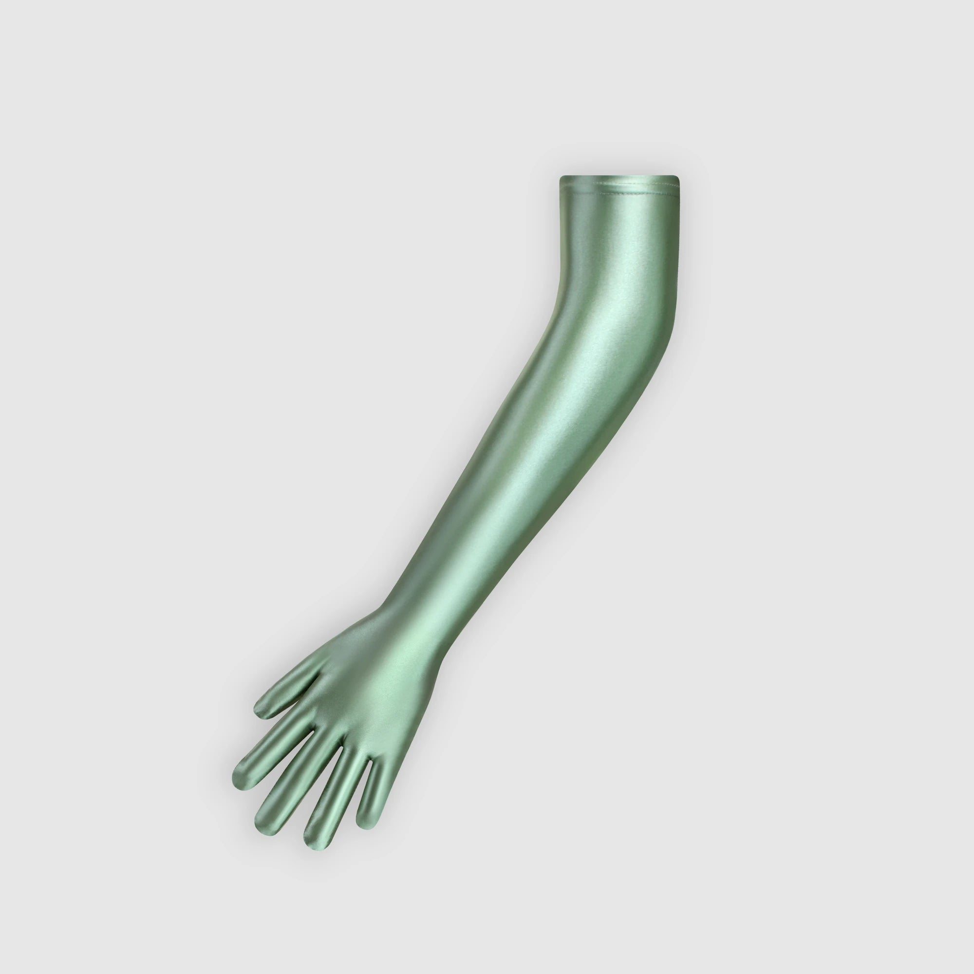 XClocKNYoung satin glossy gloves satin glossy connected finger gloves high elasticity gloves shiny role-playing dress gloves