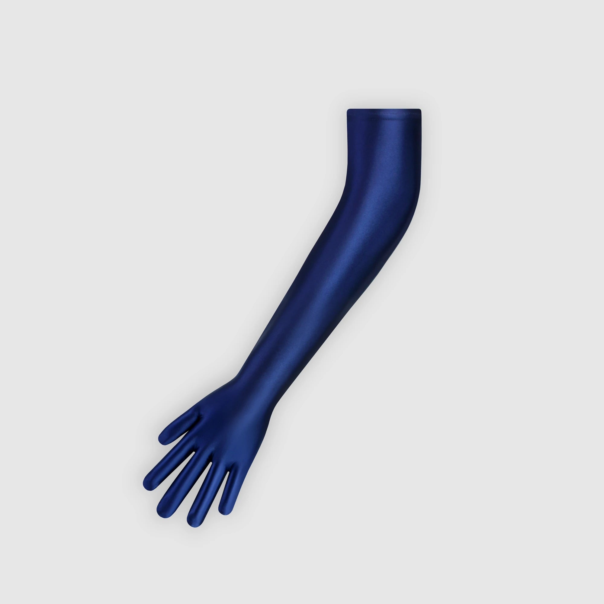 XClocKNYoung satin glossy gloves satin glossy connected finger gloves high elasticity gloves shiny role-playing dress gloves
