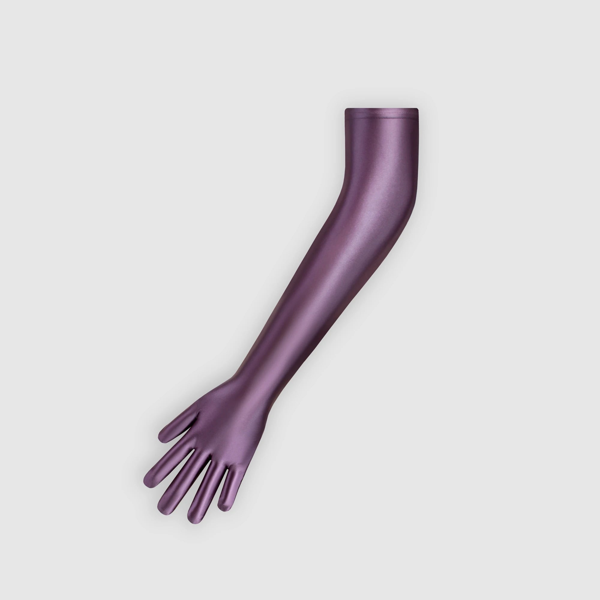 XClocKNYoung satin glossy gloves satin glossy connected finger gloves high elasticity gloves shiny role-playing dress gloves