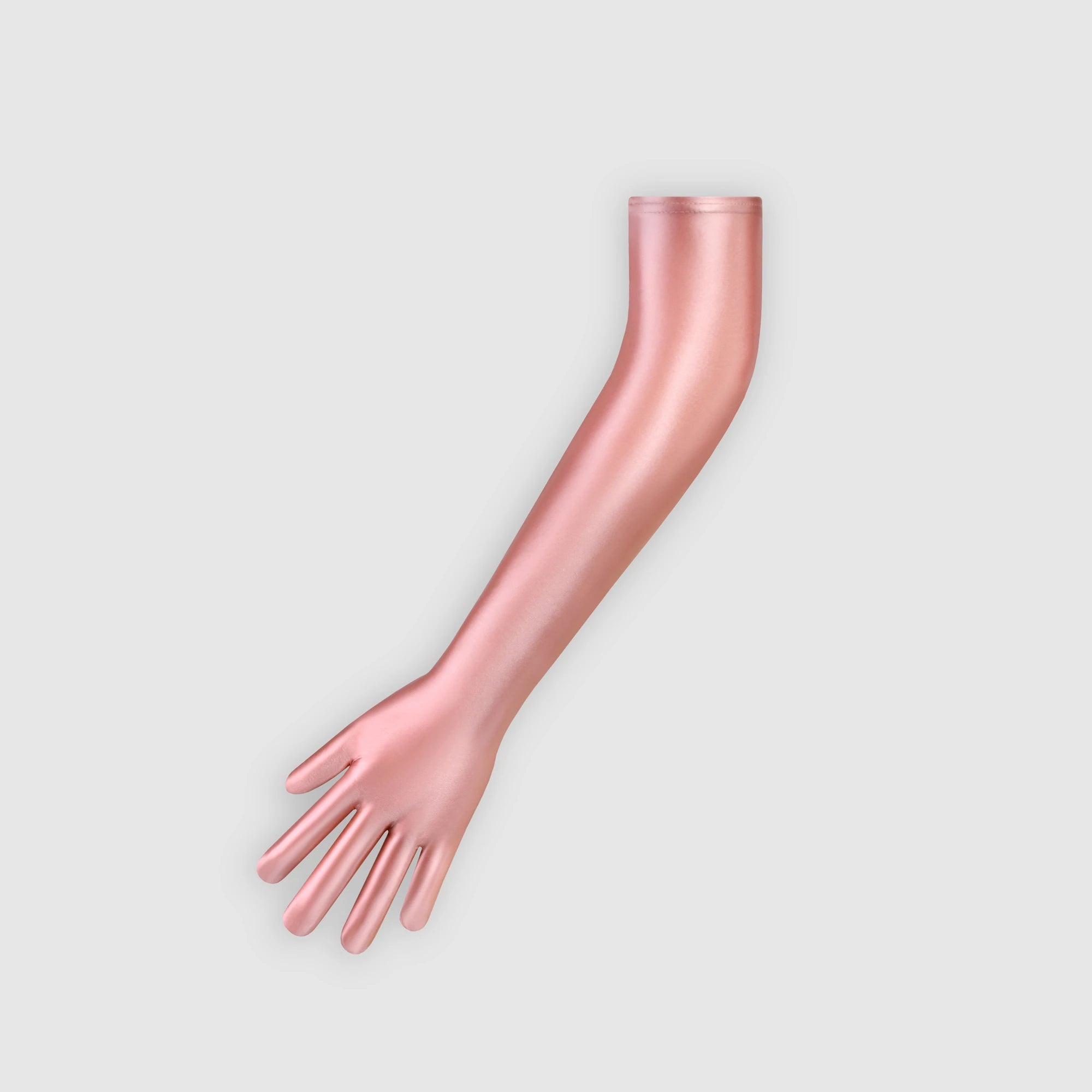 XClocKNYoung satin glossy gloves satin glossy connected finger gloves high elasticity gloves shiny role-playing dress gloves