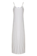 AP Printing Tee Stretchy  Modal Jersey Fabric 2024 Spring Summer Women Wrap T-shirt Can Matched White Muslin Strap Dress