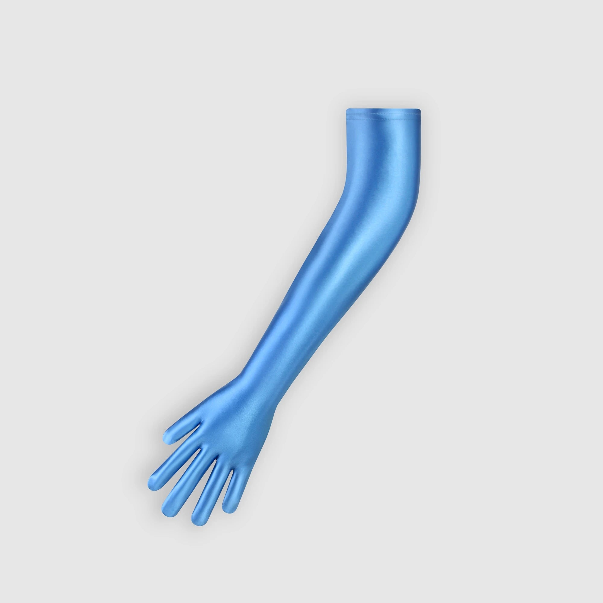 XClocKNYoung satin glossy gloves satin glossy connected finger gloves high elasticity gloves shiny role-playing dress gloves