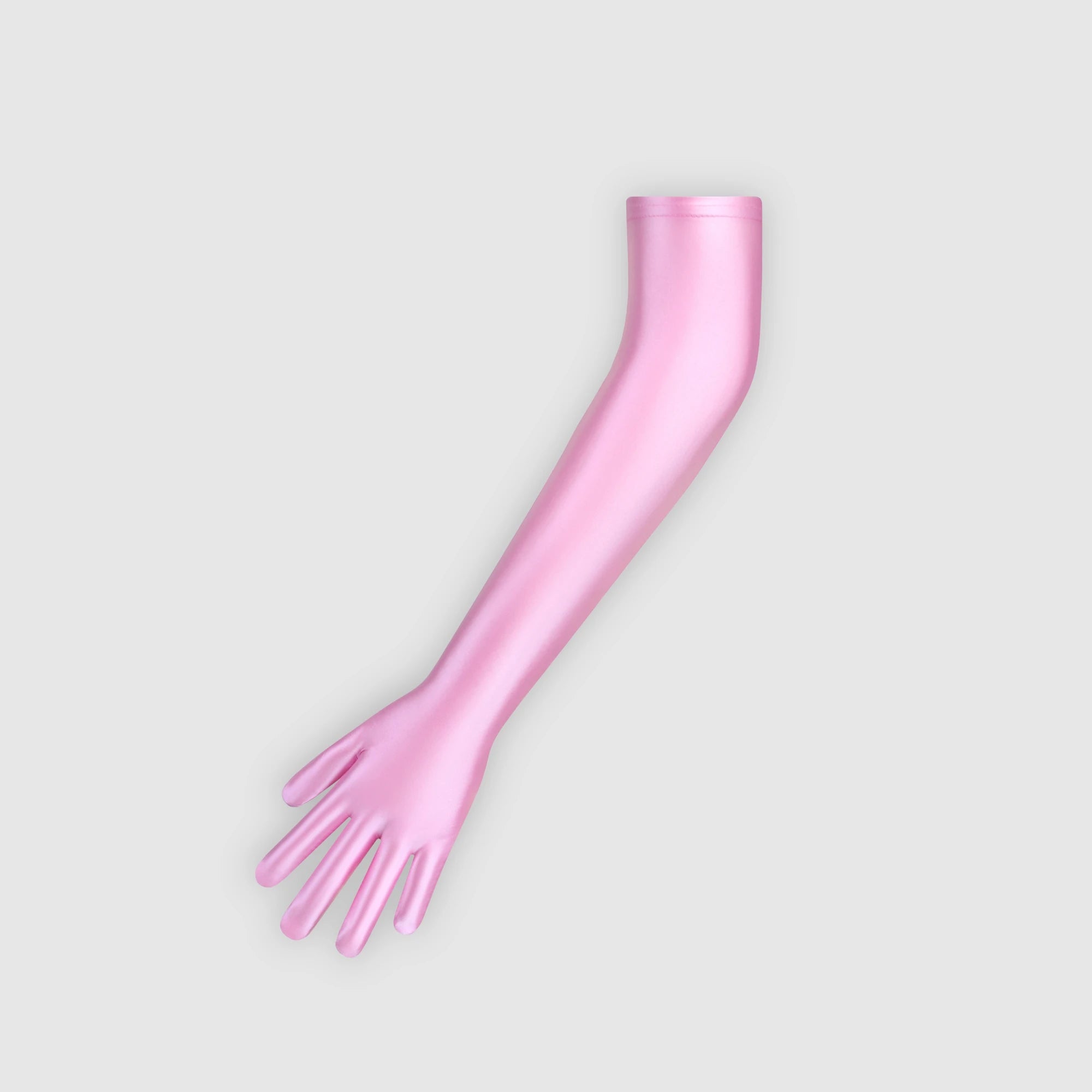 XClocKNYoung satin glossy gloves satin glossy connected finger gloves high elasticity gloves shiny role-playing dress gloves