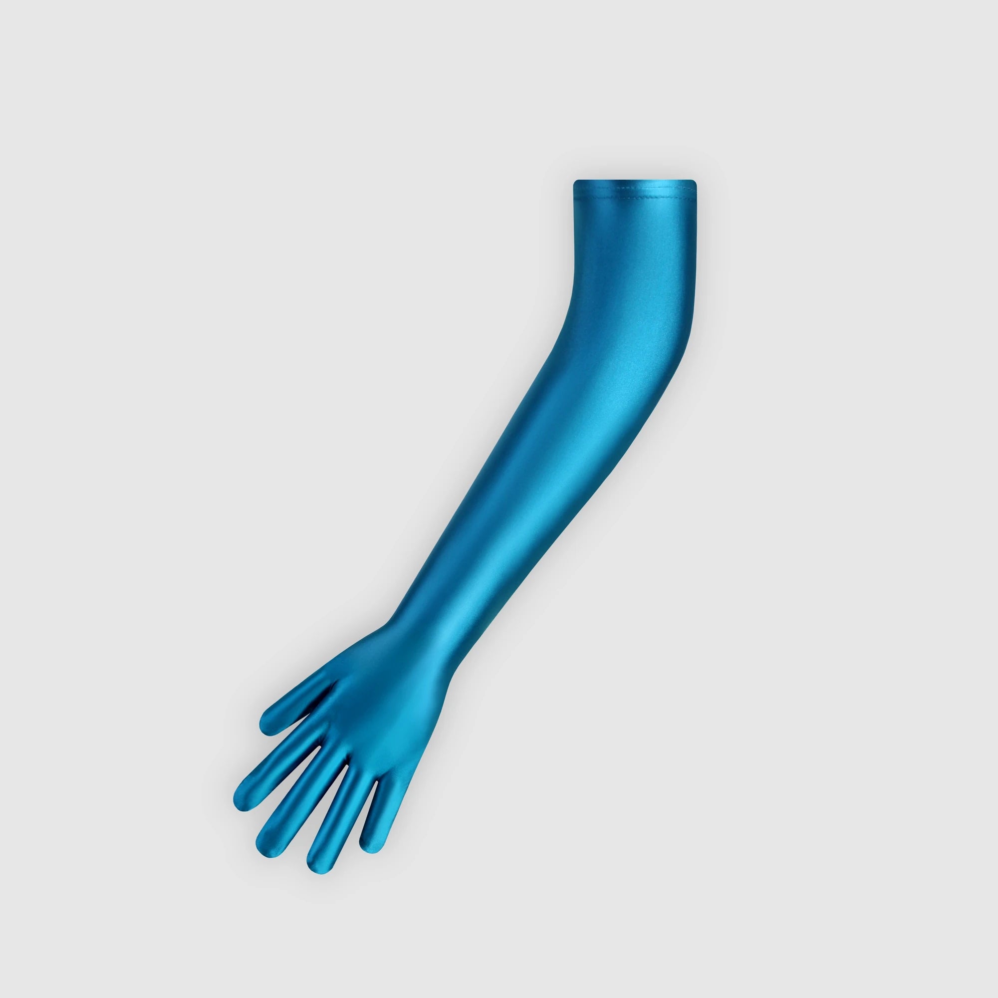 XClocKNYoung satin glossy gloves satin glossy connected finger gloves high elasticity gloves shiny role-playing dress gloves