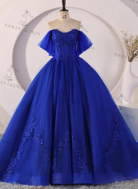 Ashley Gloria Sweet 15 Quinceanera Dresses Off The Shoulder Birthday Party Dress Formal Ball Gown 15 Year Old Dress Customized