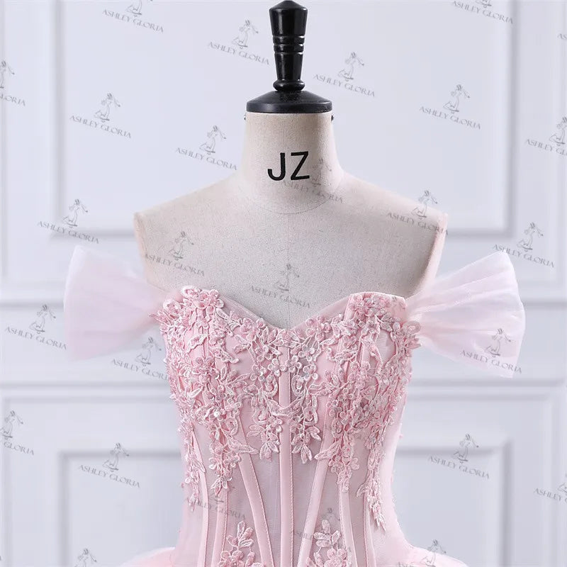 Ashley Gloria Sweet 15 Quinceanera Dresses Off The Shoulder Birthday Party Dress Formal Ball Gown 15 Year Old Dress Customized